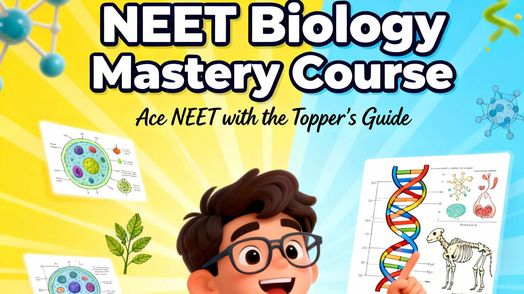 NEET Biology Complete Syllabus (Class 11 & 12) with MCQ Practice by Prince Jha