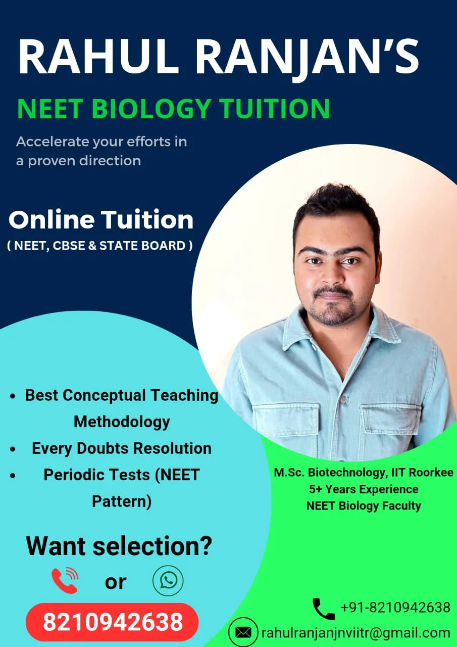 NEET Biology & classes 11-12 Biology by Rahul Ranjan