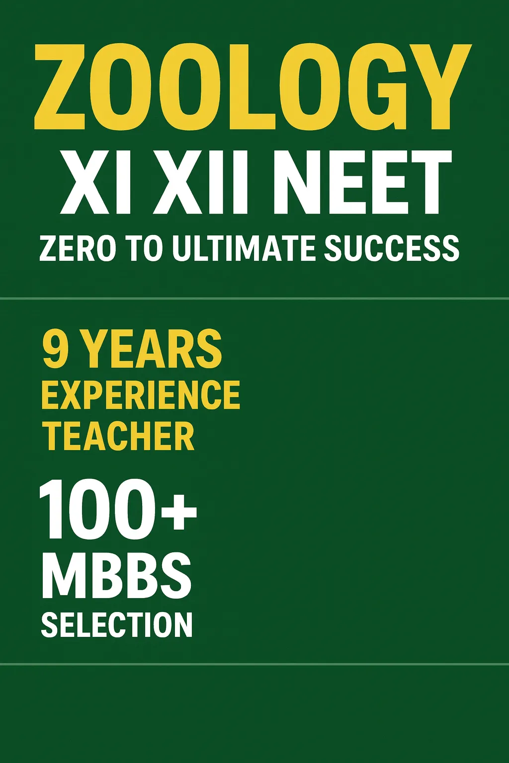 Zoology for NEET & CBSE Class 11–12 – Online Classes by Abhishek Singha