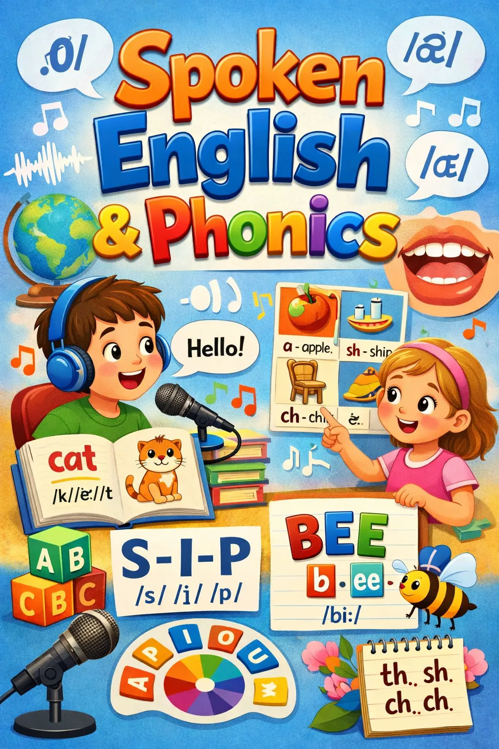 Spoken English with Synthetic Phonics for Clear Pronunciation by Riyasan begum