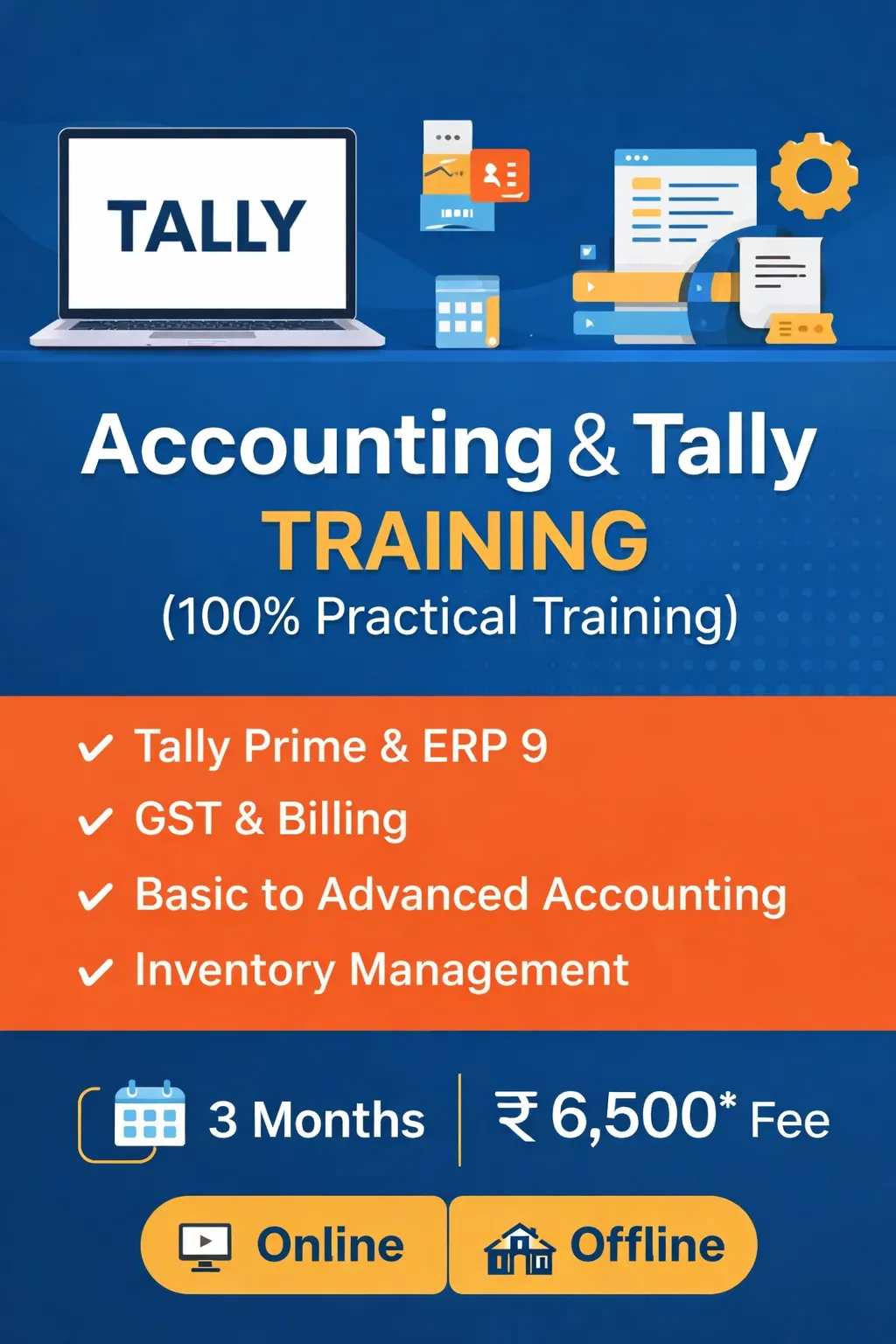 Practical Accounting with Tally & GST Training by Ram Awasthi