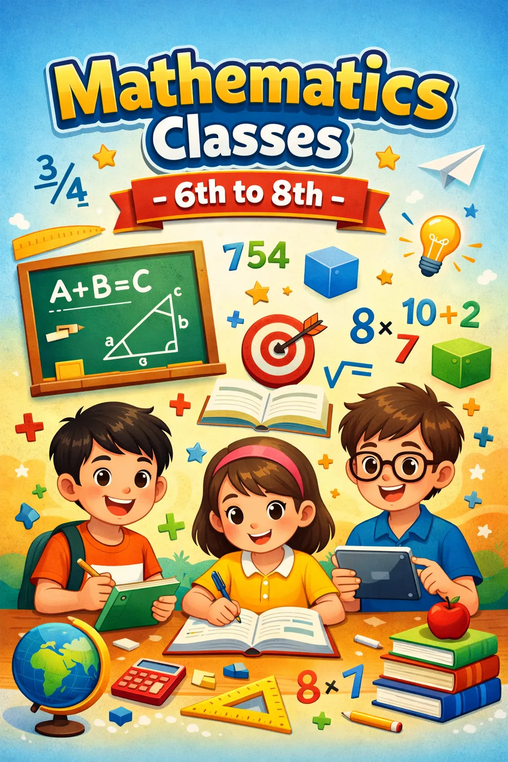 State Board Mathematics Coaching for Classes 6–8 – Online Tamil-Based Learning by  JABASELVI IDA