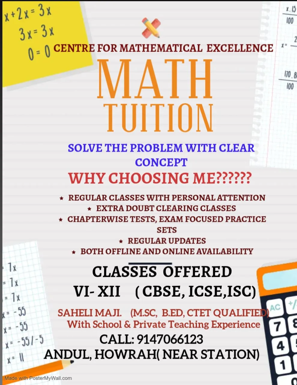 Mathematics Course by Saheli Maji