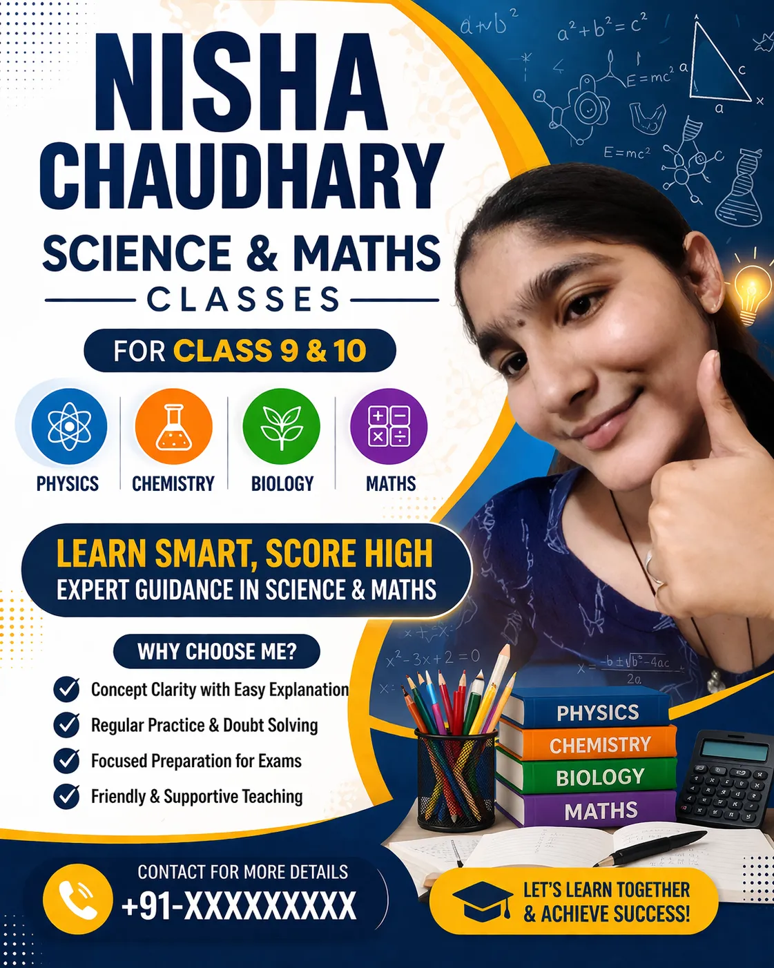 Science and maths for class 9-10