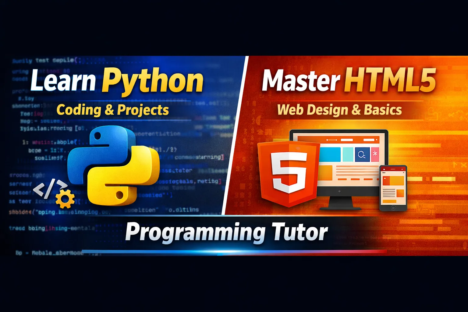 Python HTML5 CSS Programming Scratch to Advanced