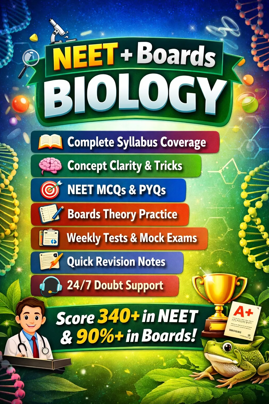 Biology for NEET and board students